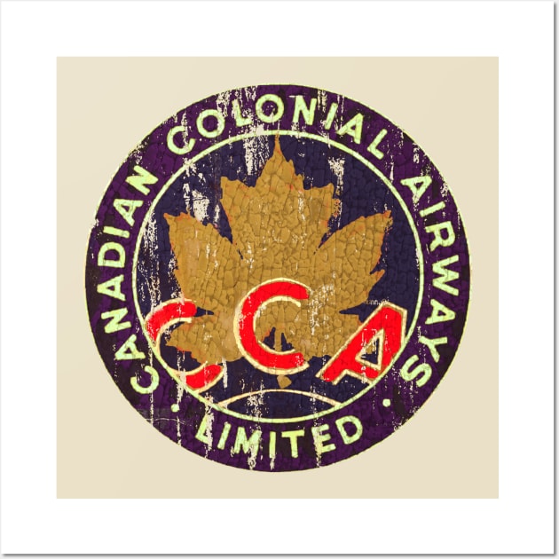 Canadian Colonial Airways Wall Art by Midcenturydave